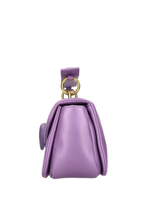 Faux leather bucket bag LA CARRIE | MOONLIGHT MINI SHOULDER BAGVIOLETTO